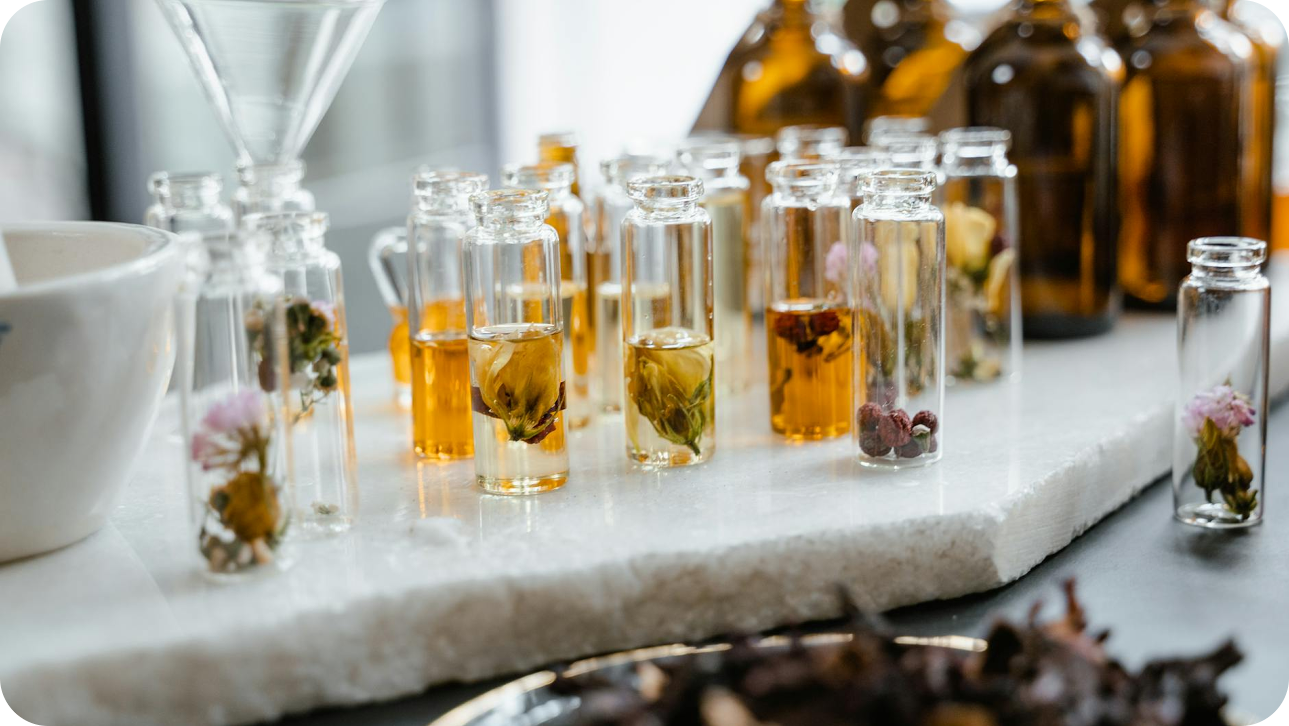 Expérience de création de parfum